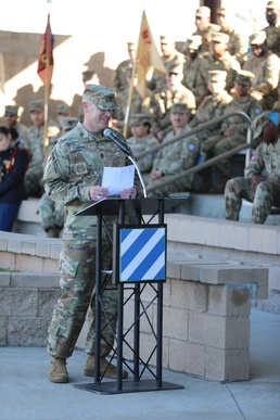 3rd Division Sustainment Brigade Change in Responsibility Ceremony