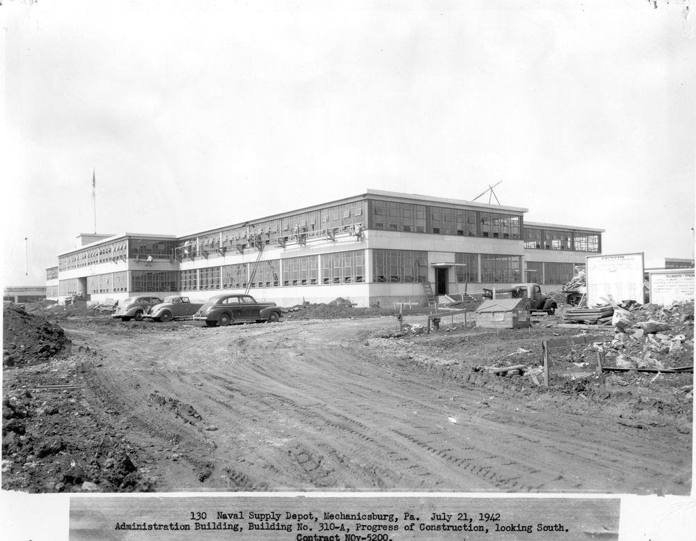 1942 Construction at Naval Supply Depot in Mechanicsburg, Pennsylvania