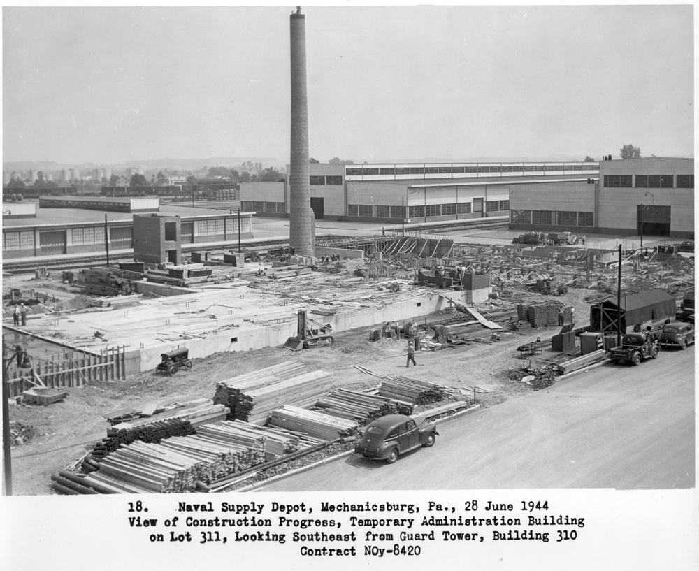 1944 Construction at Naval Supply Depot, Mechanicsburg, Pennsylvania