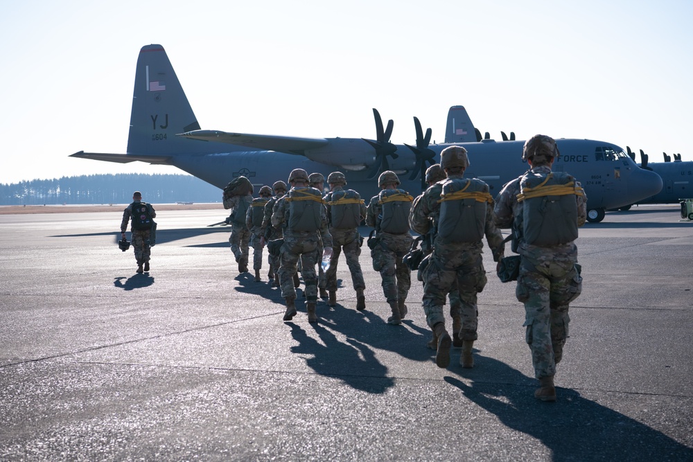 Yokota participates in multilateral New Year's Jump exercise