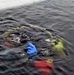 Firefighters on installation fire department dive team participate in ice rescue training at frozen lake at Fort McCoy