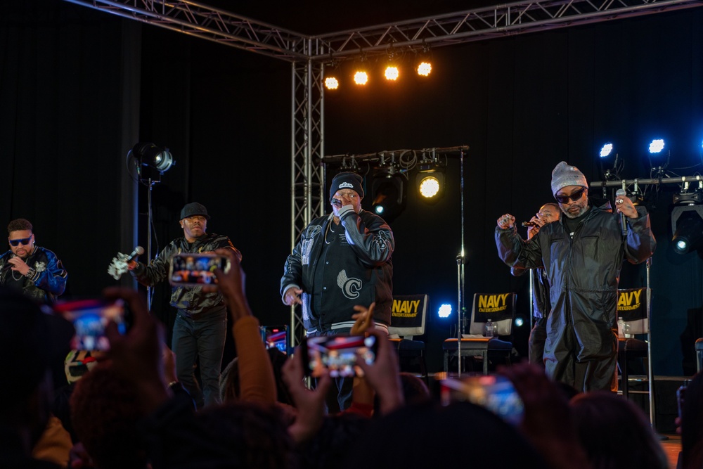 Armed Forces Entertainment Hosts Dru Hill Concert in Yokosuka