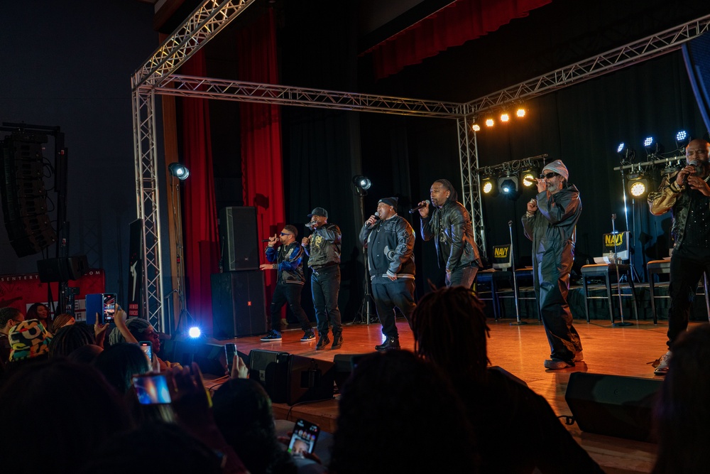 Armed Forces Entertainment Hosts Dru Hill Concert in Yokosuka