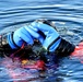 Firefighters on installation fire department dive team participate in ice rescue training at frozen lake at Fort McCoy