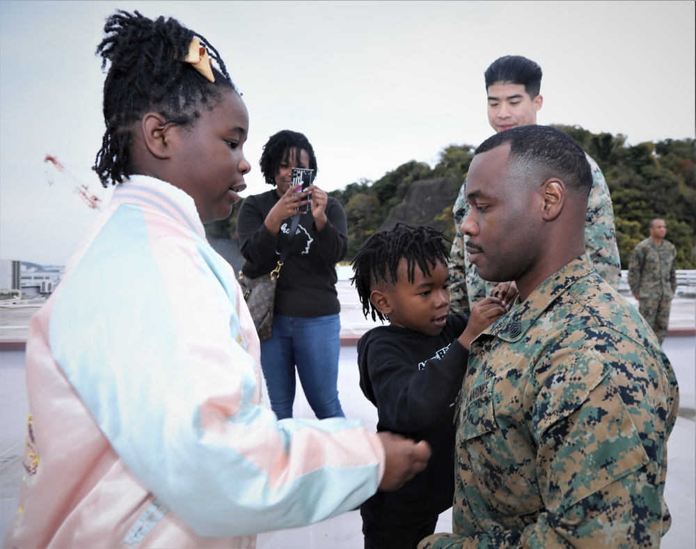 Promotion Ceremony of Marines