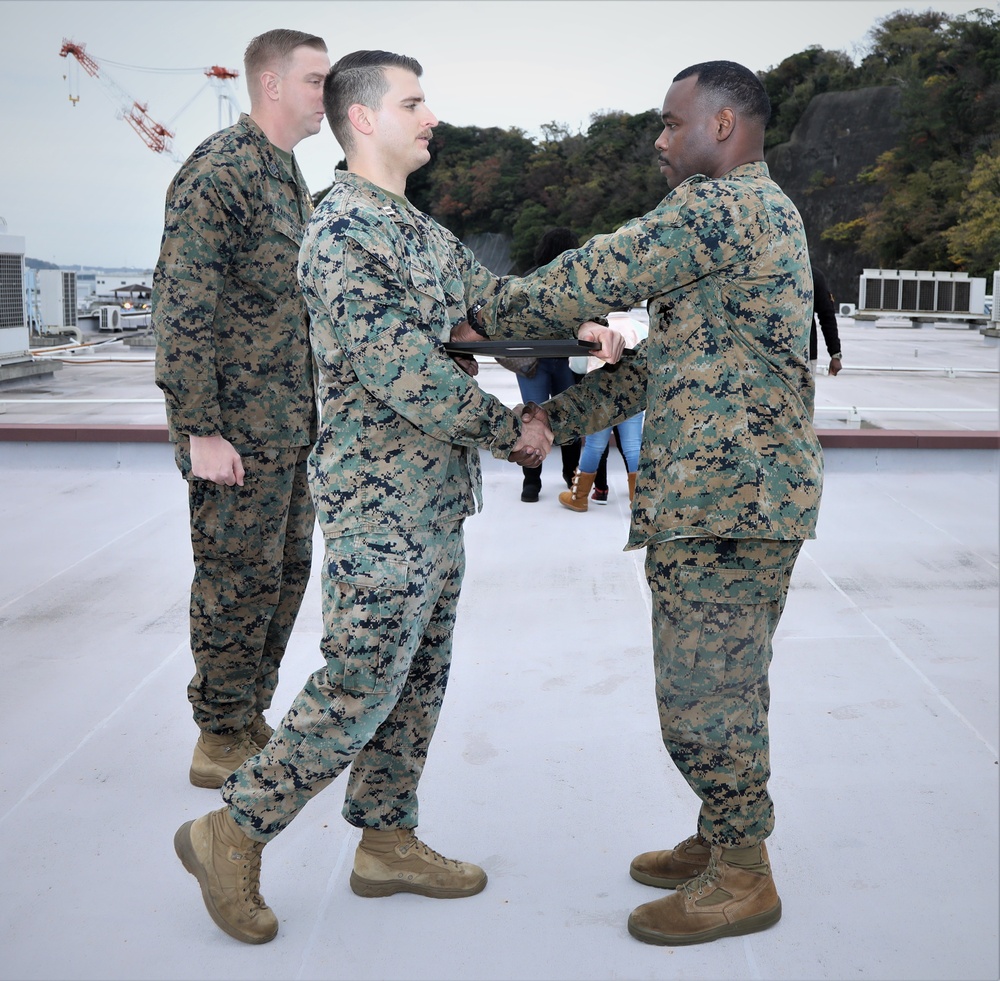 Promotion Ceremony of Marines