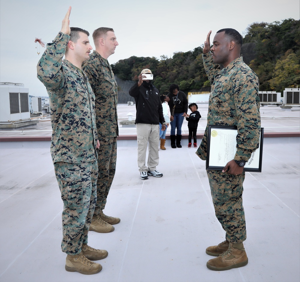 Promotion Ceremony of Marines