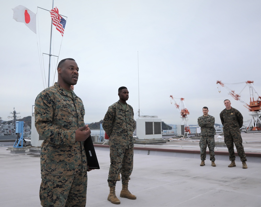 Promotion Ceremony of Marines