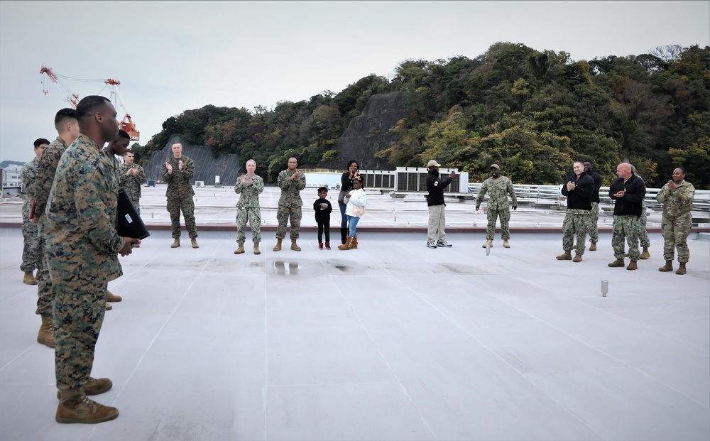 Promotion Ceremony of Marines