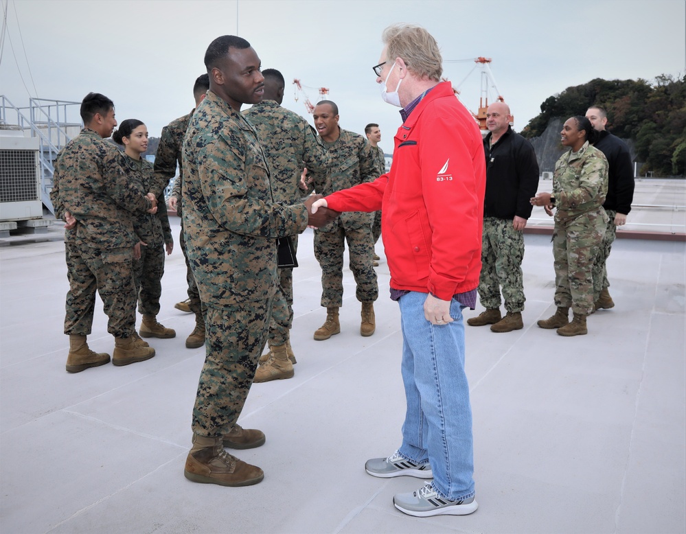 Promotion Ceremony of Marines