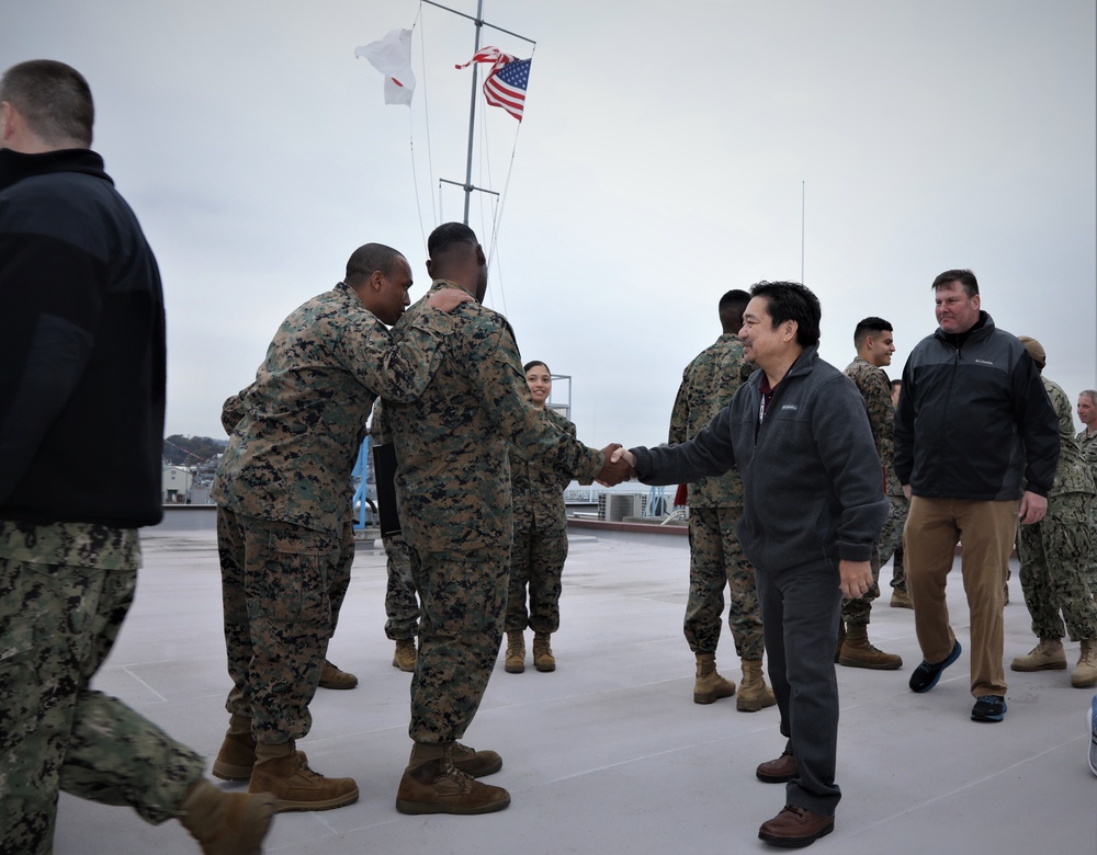 Promotion Ceremony of Marines