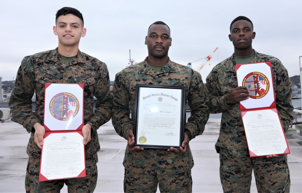 Promotion Ceremony of Marines