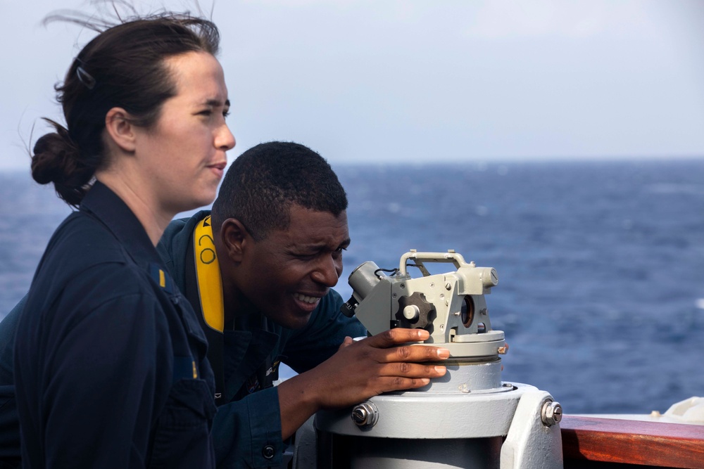 Decatur Replenishment-at-Sea with USNS Guadalupe