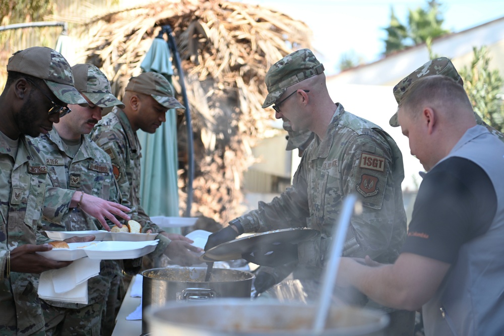 39 ABW command team unveils Titan painting