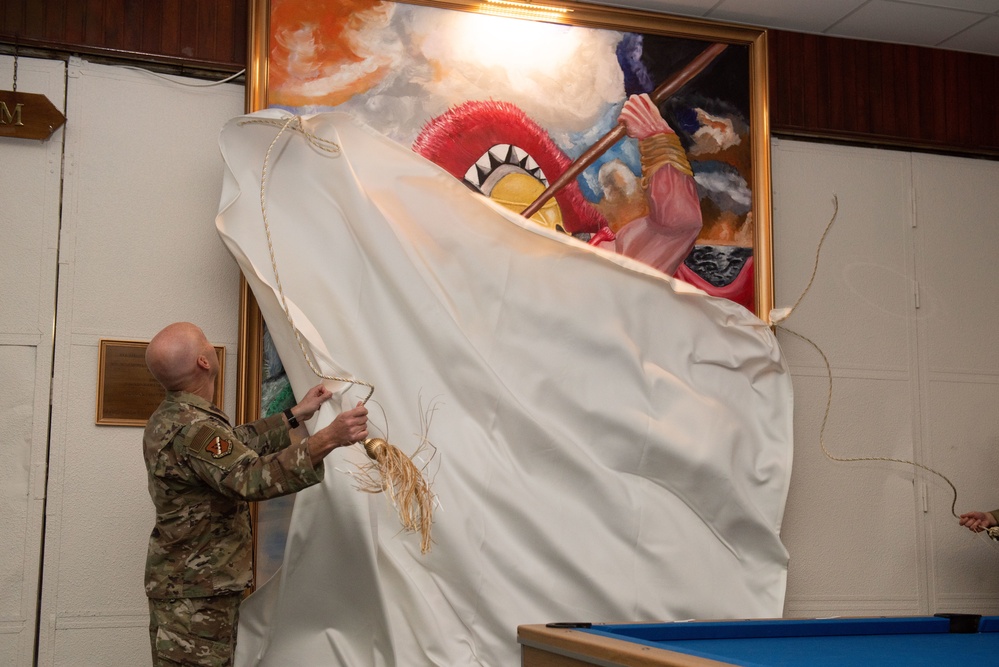 39 ABW command team unveils Titan painting