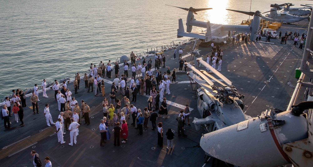 U.S. Embassy in Singapore Hosts Reception on Makin Island