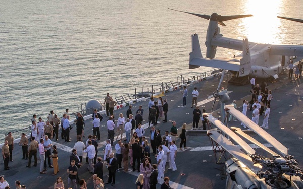 U.S. Embassy in Singapore Hosts Reception on Makin Island