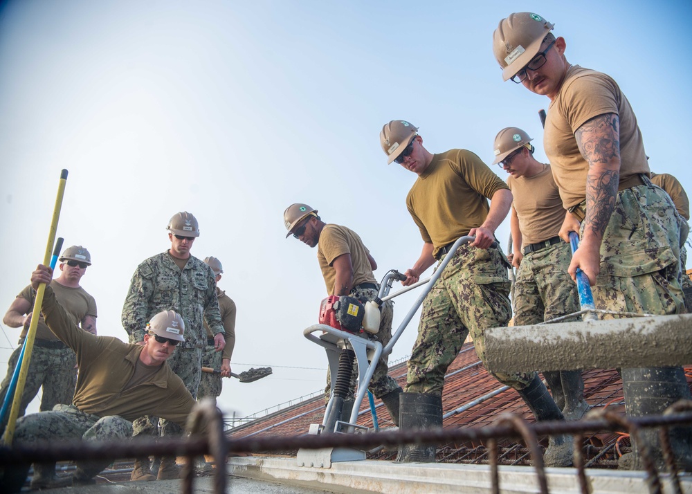 NMCB 11 Seabees Place Roof