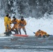 JBER firefighters conduct ice rescue training