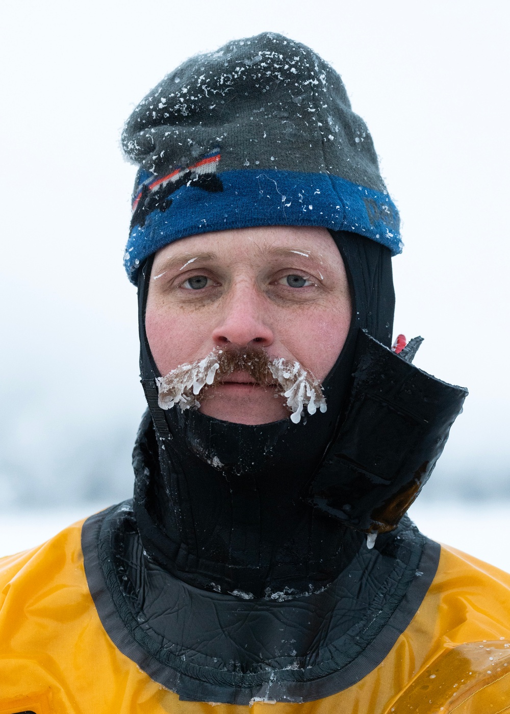 JBER firefighters conduct ice rescue training