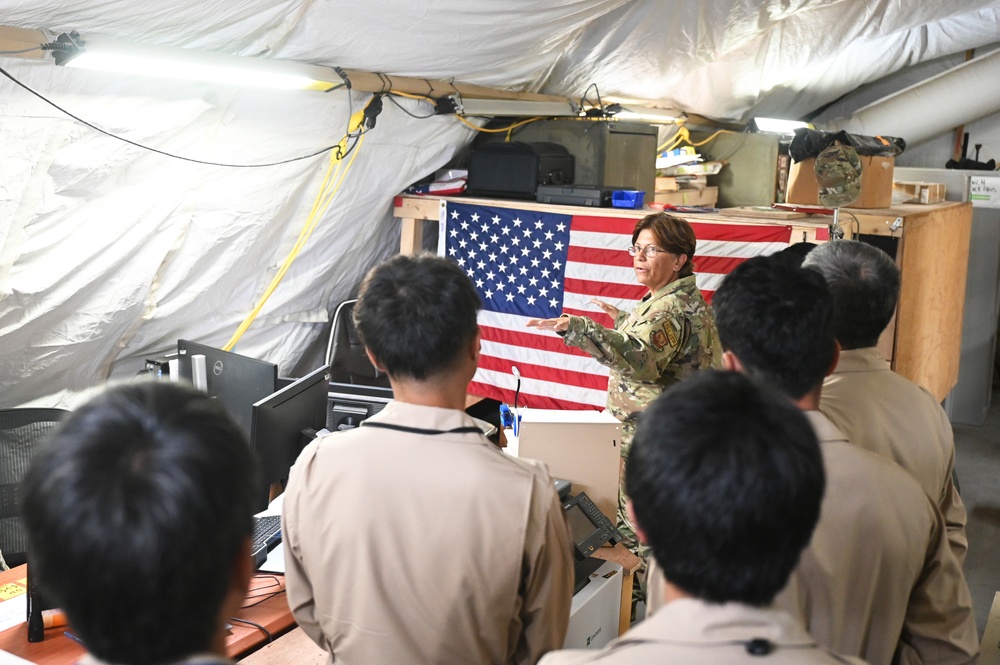 75th EAS hosts visit with Japanese Deployment Air Force for Counter Piracy Enforcement