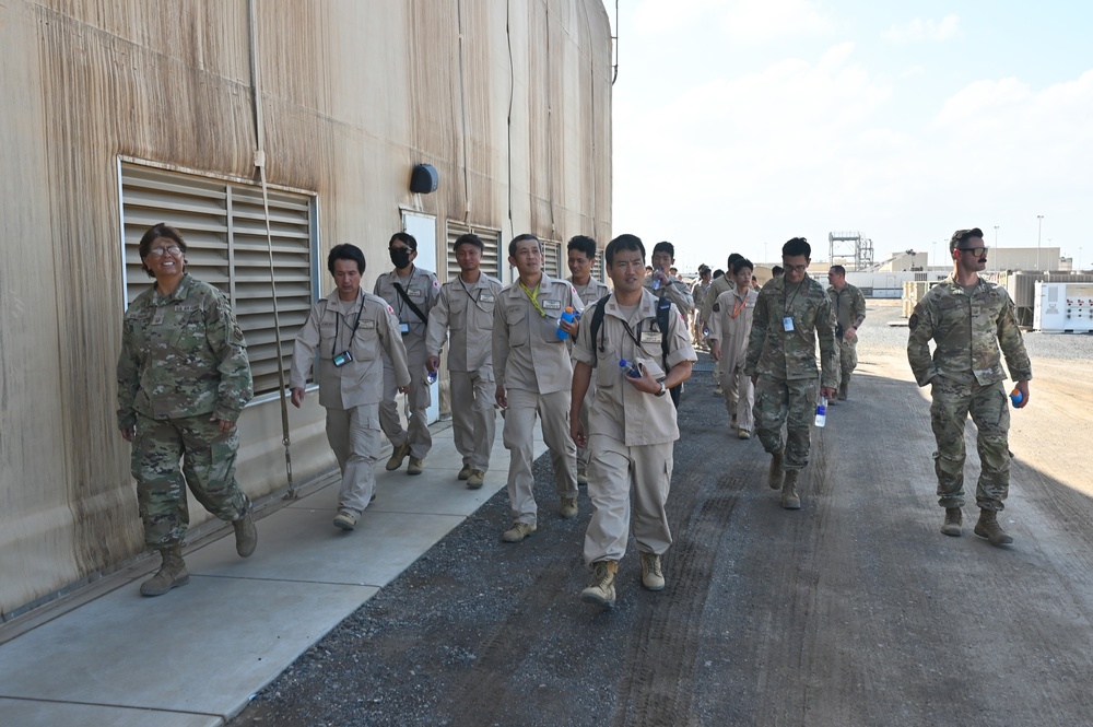 75th EAS hosts visit with Japanese Deployment Air Force for Counter Piracy Enforcement