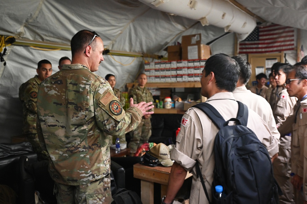 75th EAS hosts visit with Japanese Deployment Air Force for Counter Piracy Enforcement