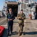 Airmen Tour Navy Ship