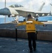 Sailor Directs Aircraft Elevator