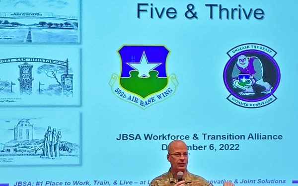 JBSA Workforce &amp; Transition Alliance - 5 &amp; Thrive