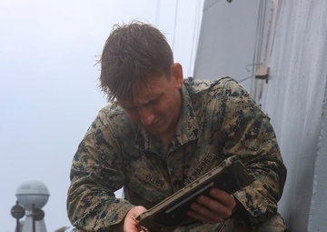 13th MEU ANGLICO set up Link 16 aboard USS Anchorage