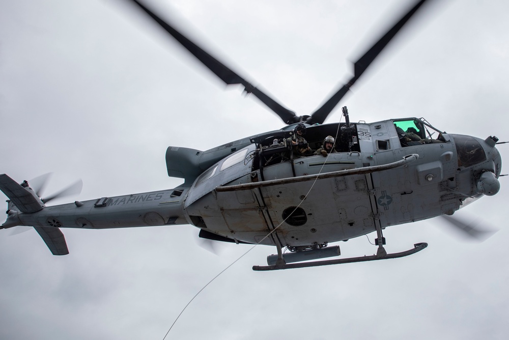 Hoist Ops on USS Anchorage