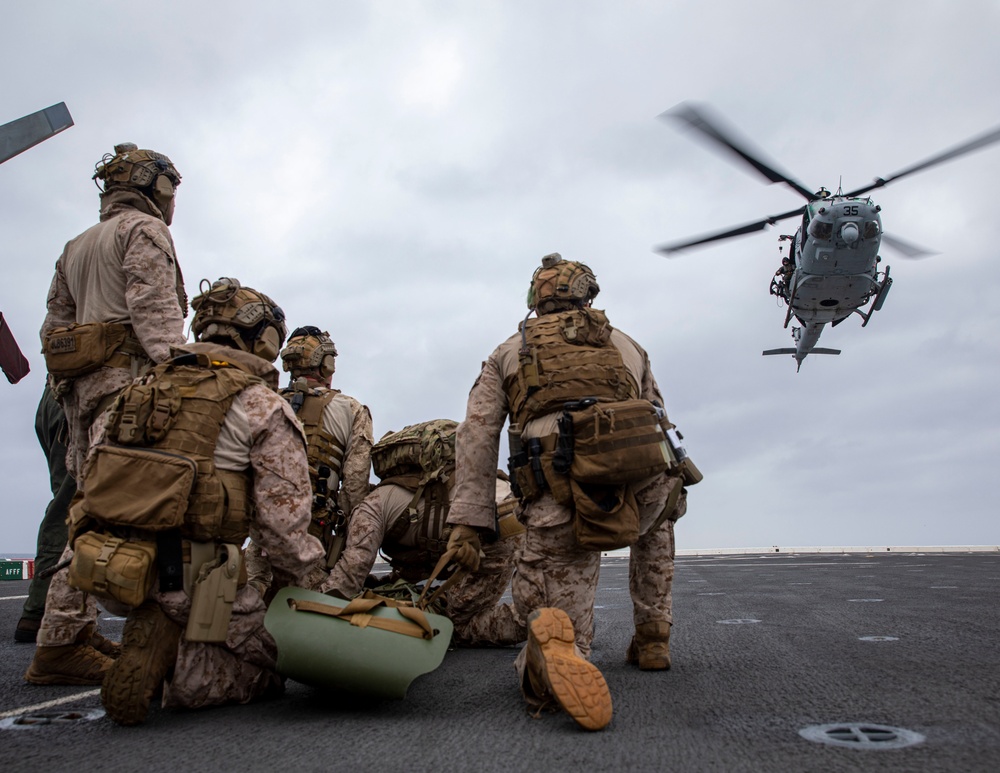 Hoist Ops on USS Anchorage