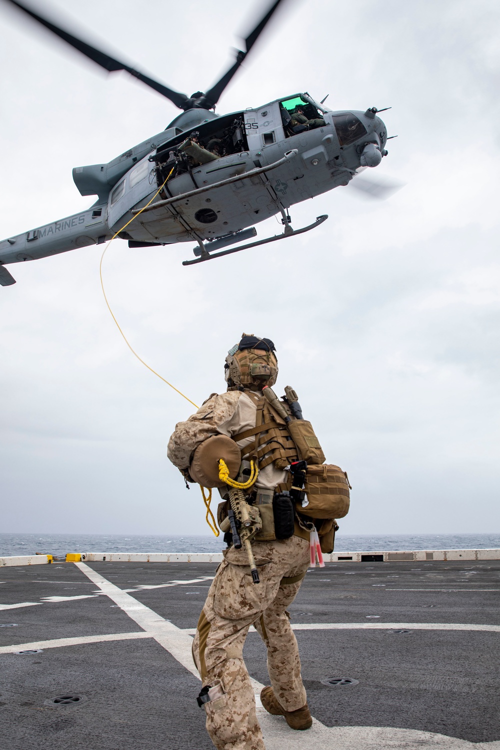 Hoist Ops on USS Anchorage