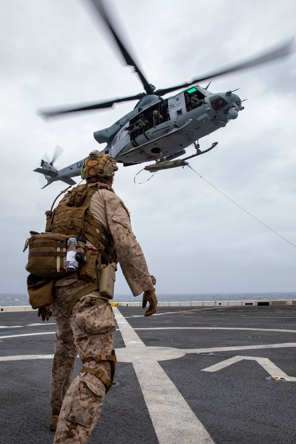 Hoist Ops on USS Anchorage