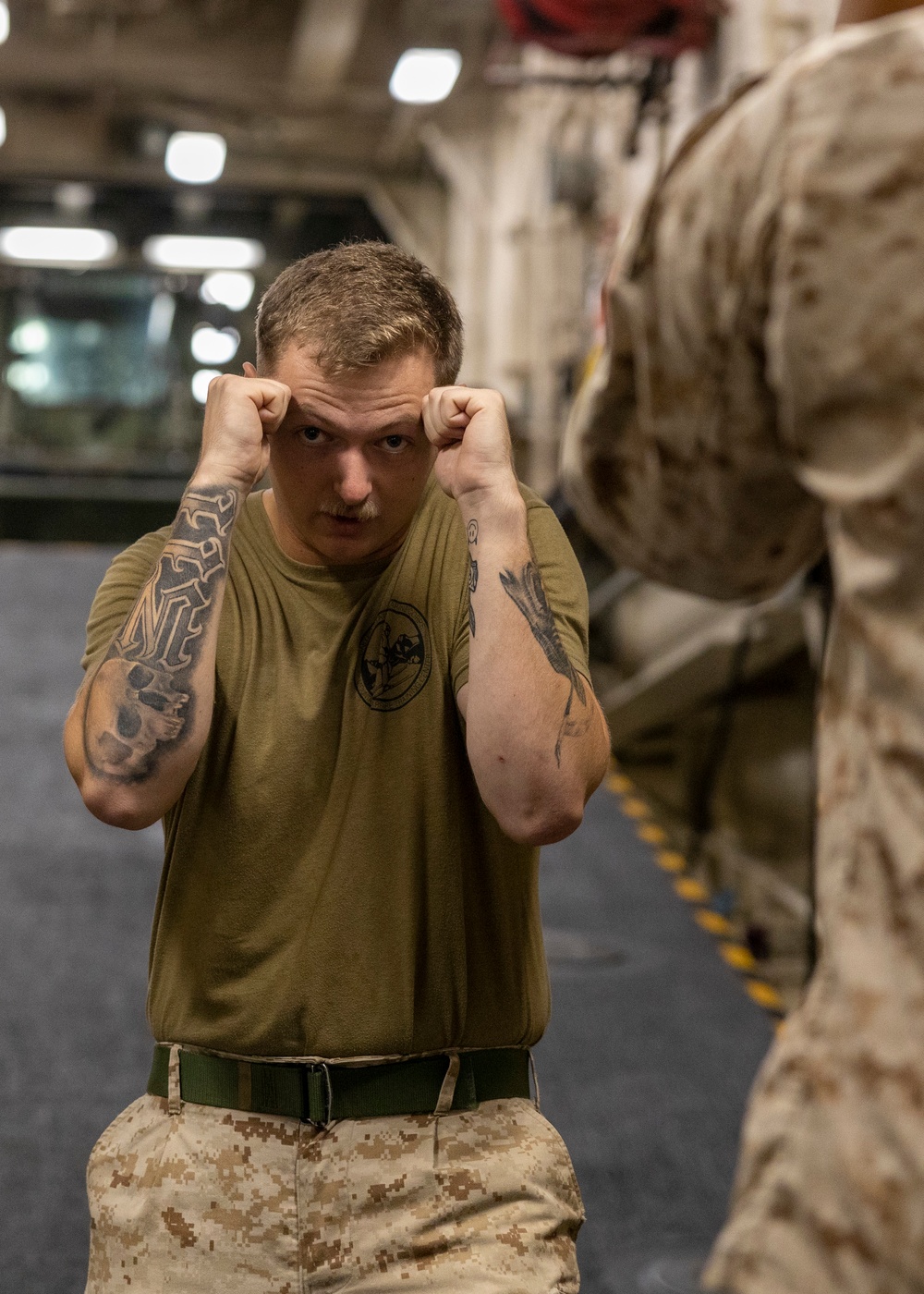 13th MEU MCMAP Training aboard USS Anchorage