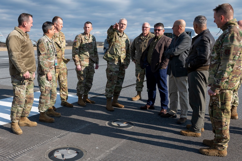 WVNG TAG tours airfield, sees upgrades
