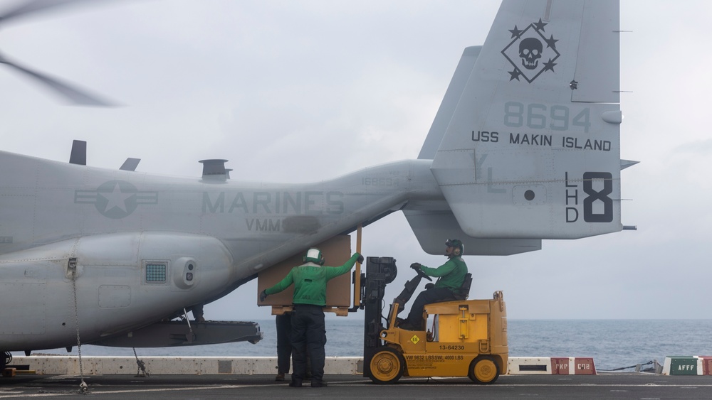 13th MEU MV-22B Osprey Flight Ops