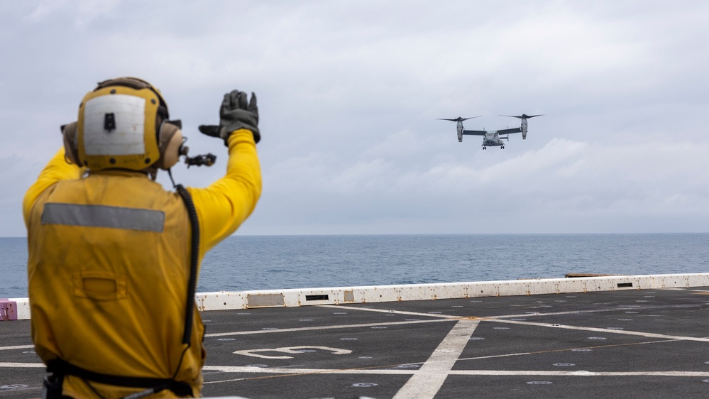 13th MEU MV-22B Osprey Flight Ops