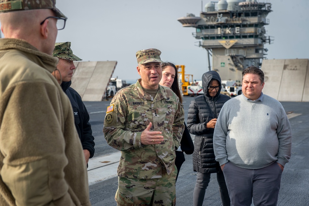 Ike Conducts Maintenance in Naval Station Norfolk