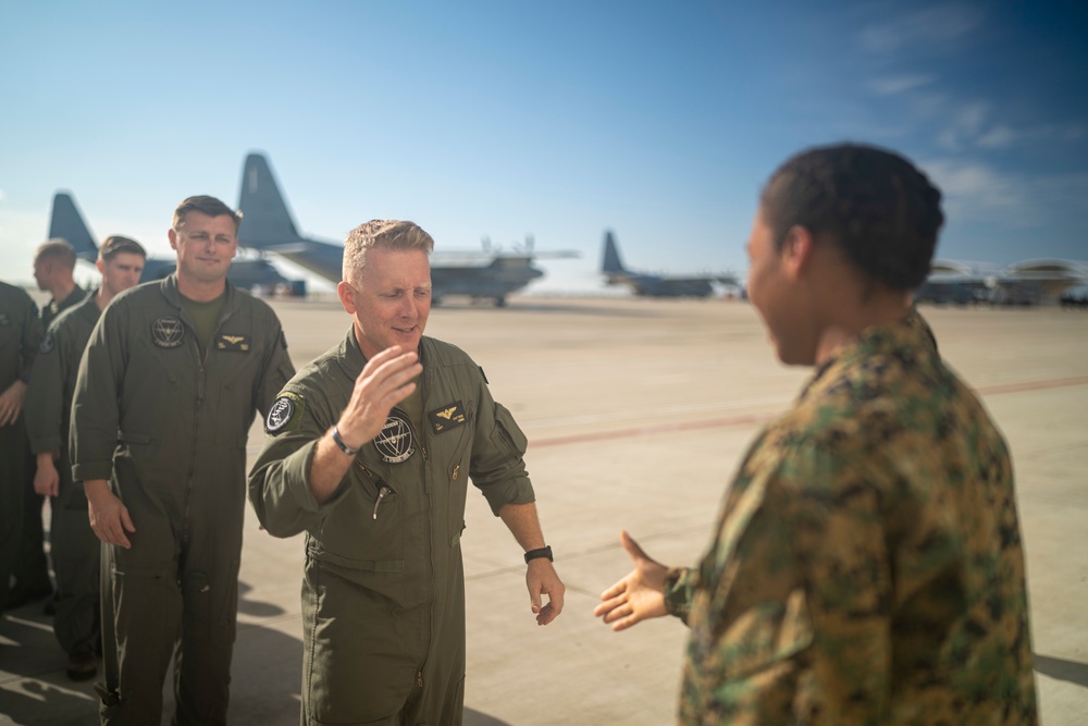 KC-130J Powerline Technician Meritoriously Promoted on-the-spot