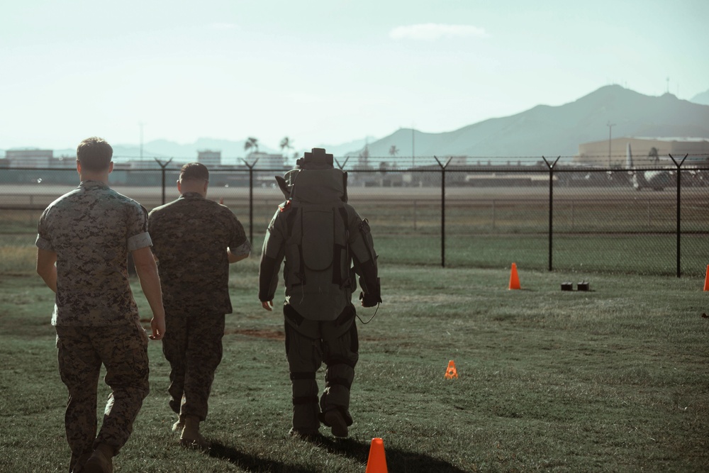 EOD Bomb Suit Agility Test