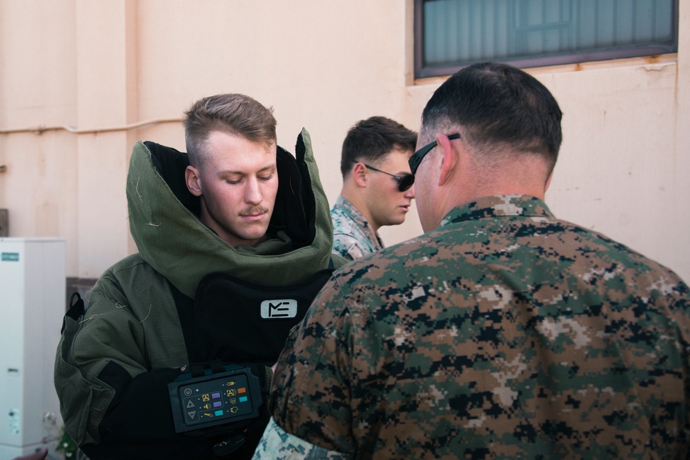 EOD Bomb Suit Agility Test