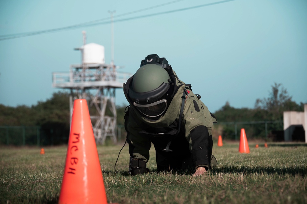 EOD Bomb Suit Agility Test