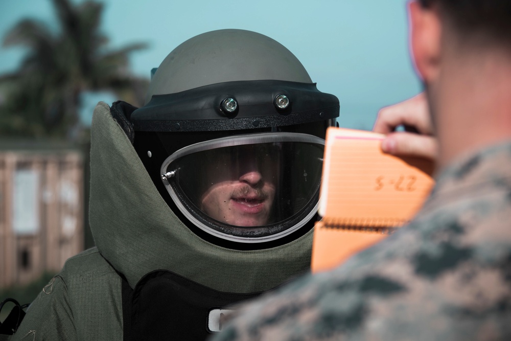 EOD Bomb Suit Agility Test