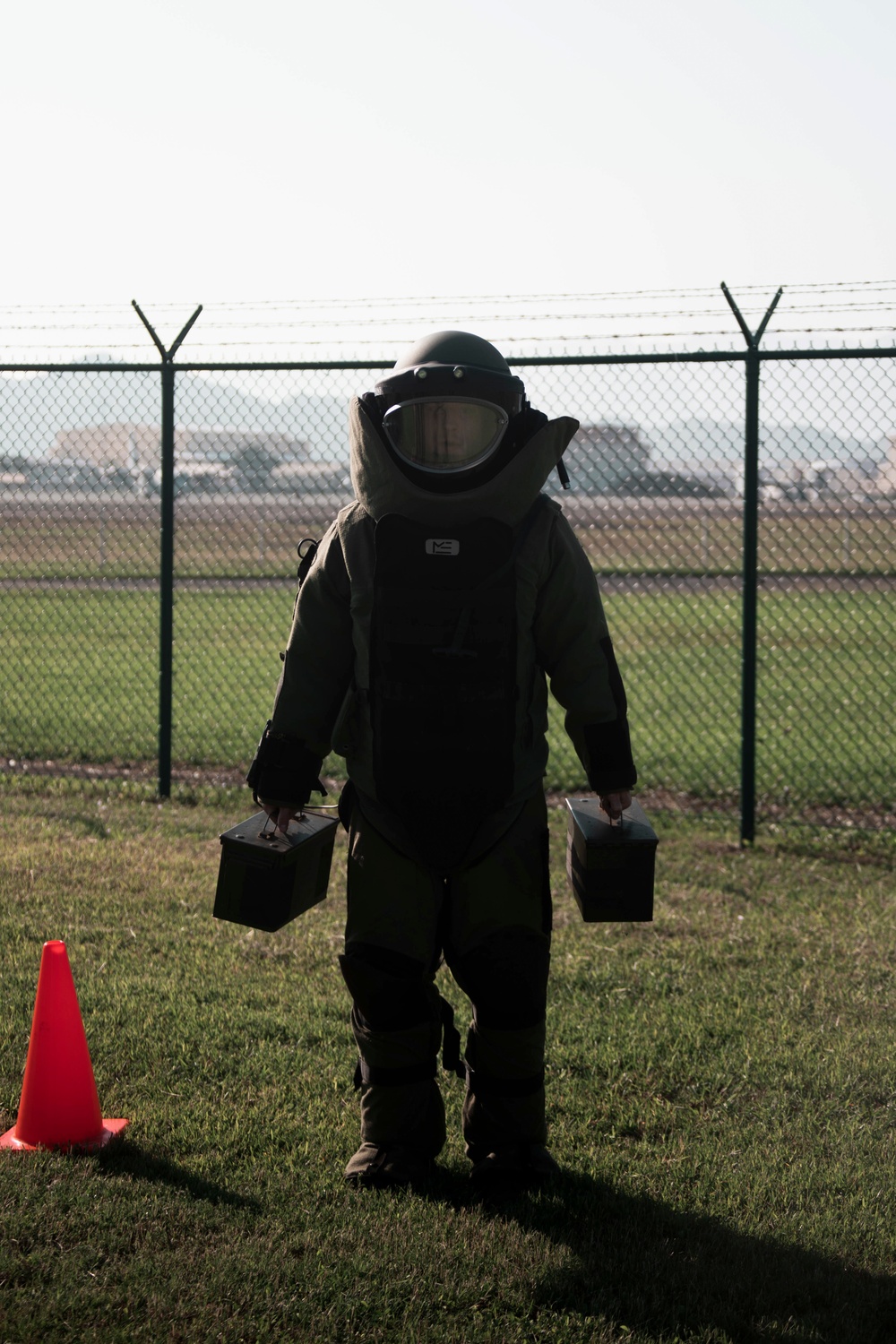 EOD Bomb Suit Agility Test