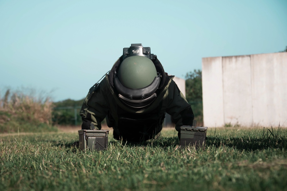 EOD Bomb Suit Agility Test