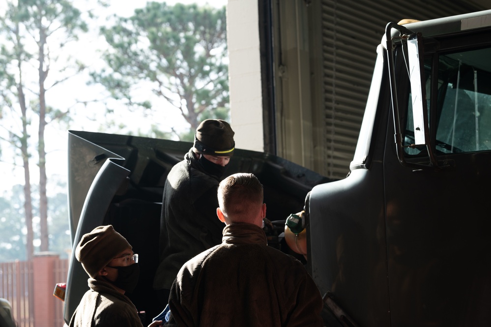 4 LRS Vehicle maintenance keeps Wing moving