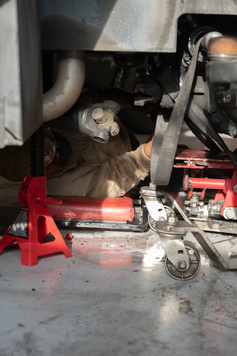 4 LRS Vehicle maintenance keeps Wing moving