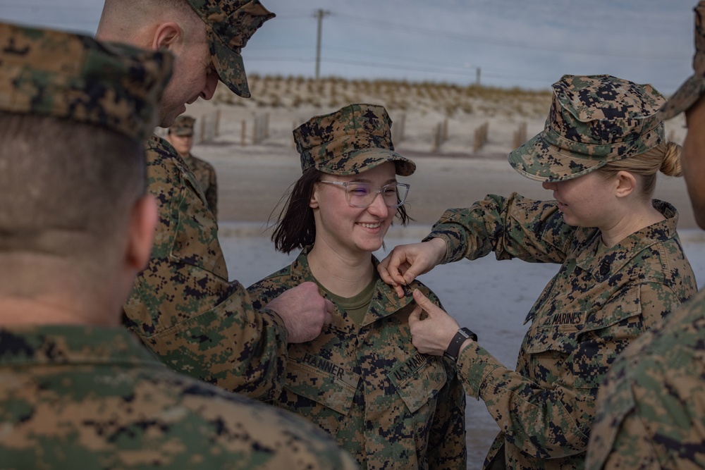 Cpl. Hanner Promotion